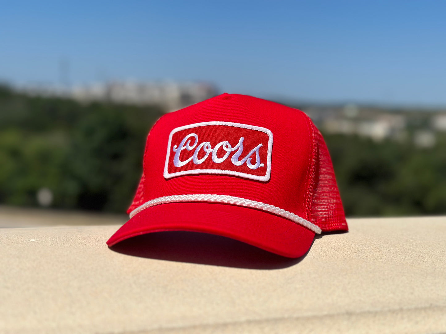 Coors Red/White Rope Hat