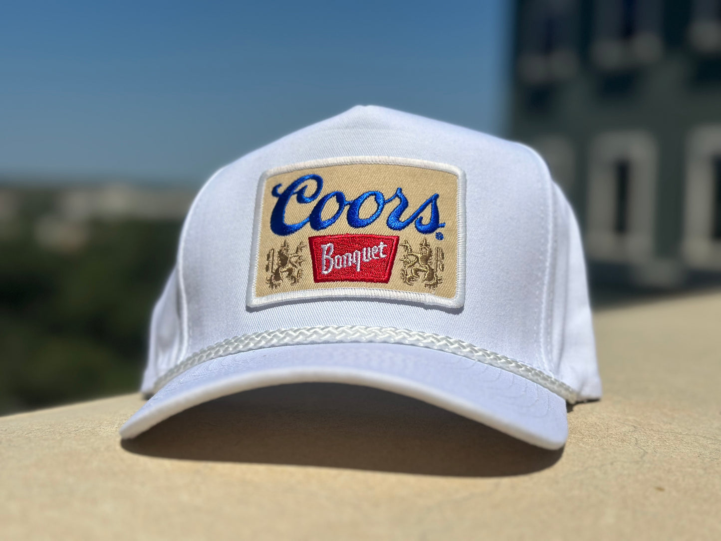 Coors Banquet White Rope Hat