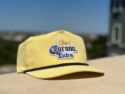 Corona Extra Yellow/Blue Low Profile Rope Hat