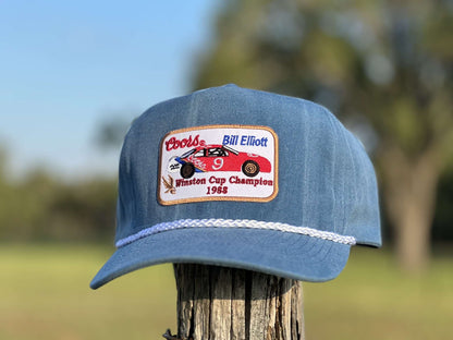 Coors Bill Elliot Blue/White Rope Hat