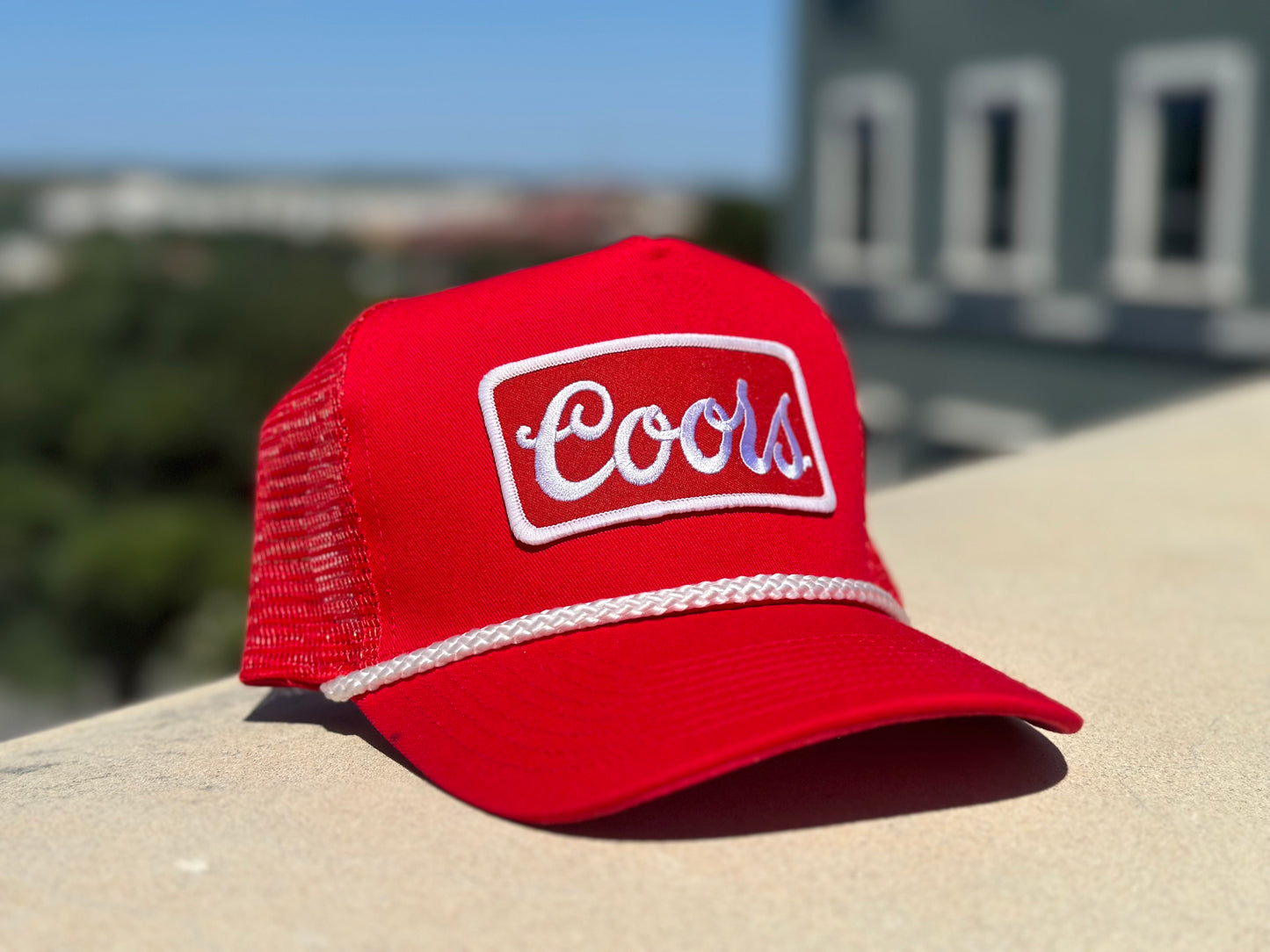 Coors Red/White Rope Hat