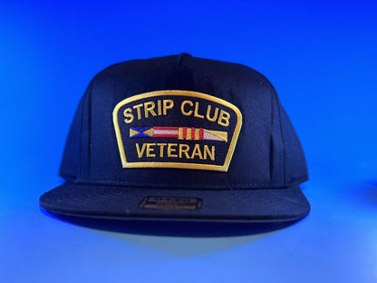 Funny: Strip Club Veteran Black SnapBack