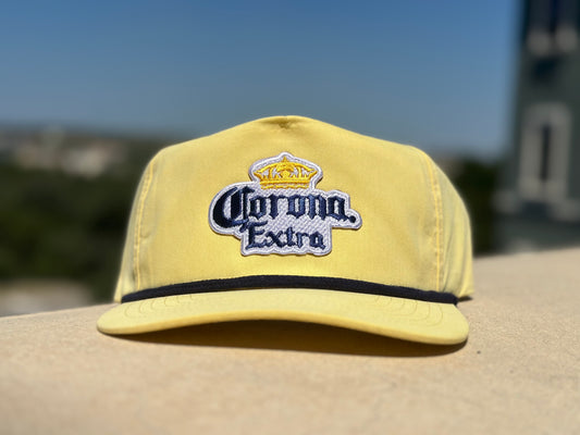 Corona Extra Yellow/Blue Low Profile Rope Hat