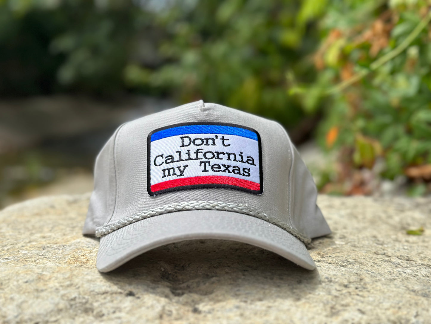 Don’t California My Texas: Grey Rope Hat