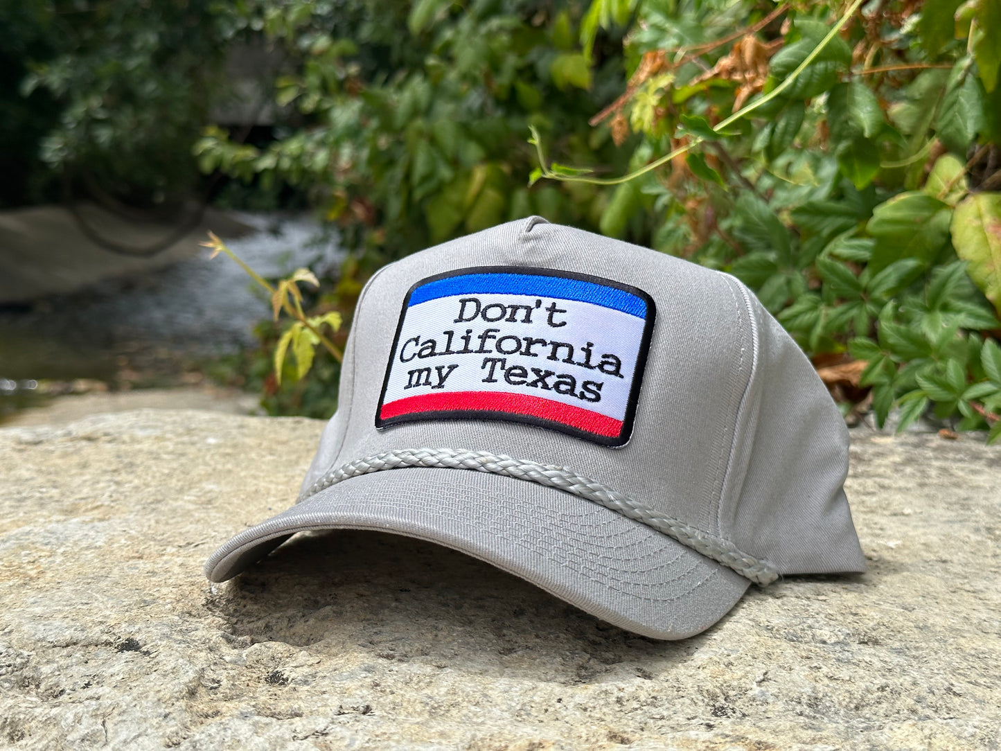 Don’t California My Texas: Grey Rope Hat