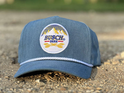 Busch Beer Blue/White Rope Hat