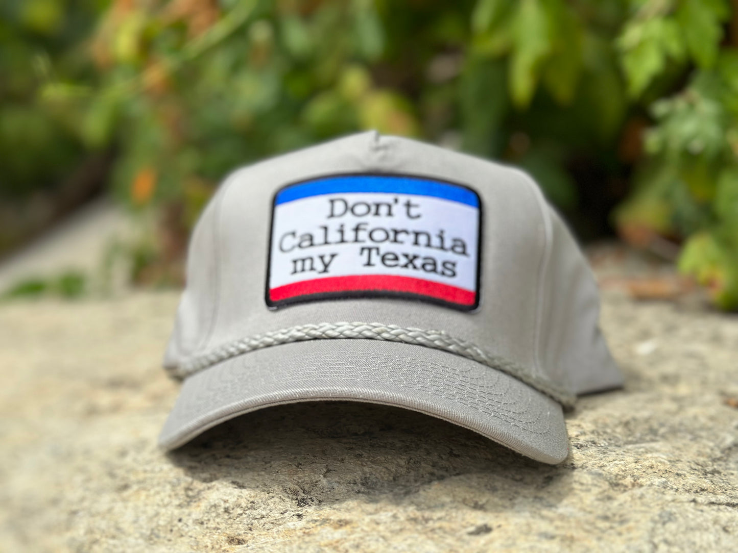 Don’t California My Texas: Grey Rope Hat