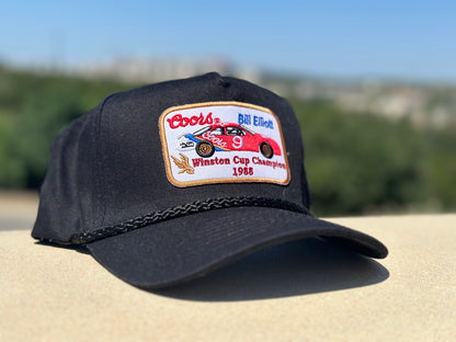 Coors Bill Elliot Black Rope Hat