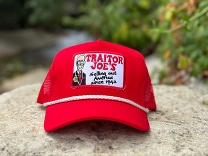 Traitor Joe’s: Red/White Rope Hat