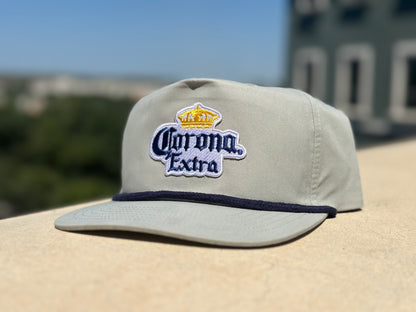 Corona Extra Grey/Blue Low Profile Rope Hat