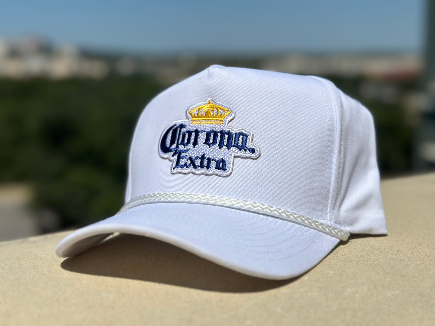 Corona Extra White Rope Hat