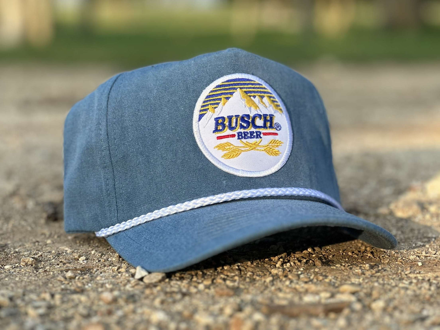 Busch Beer Blue/White Rope Hat