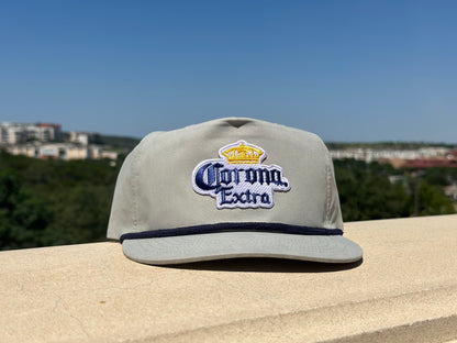 Corona Extra Grey/Blue Low Profile Rope Hat