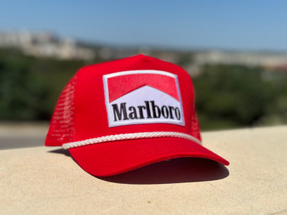 Marlboro Red/White Rope Hat