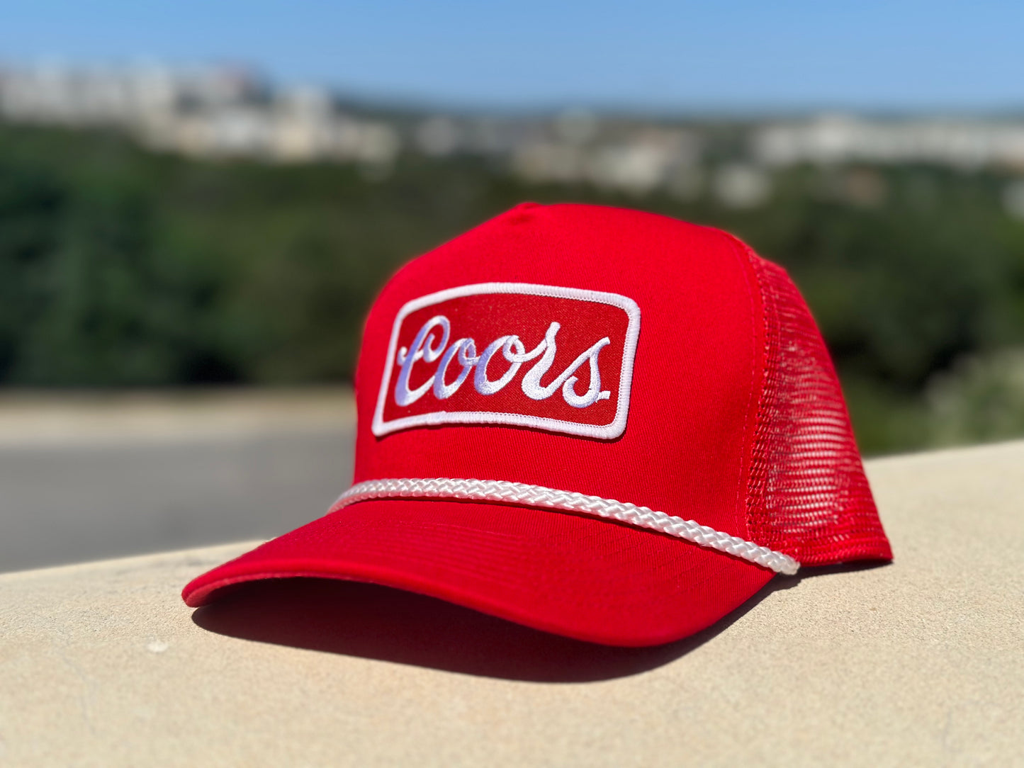 Coors Red/White Rope Hat