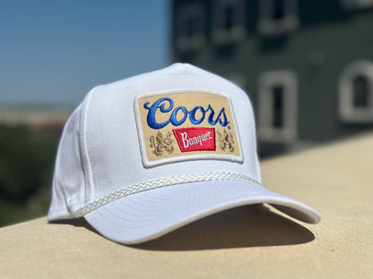 Coors Banquet White Rope Hat