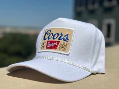 Coors Banquet White Rope Hat