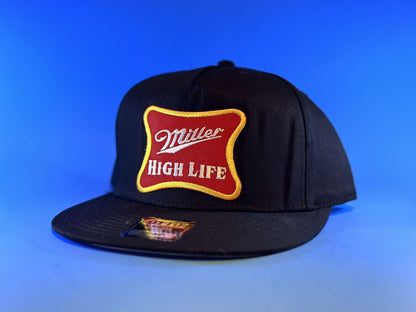 Miller High Life Black SnapBack